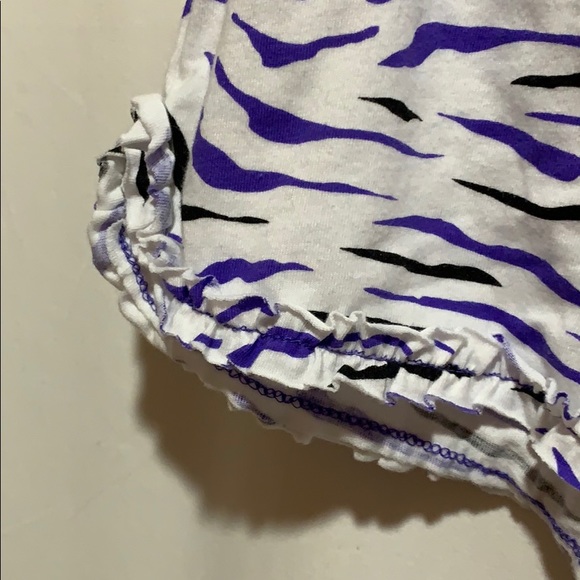DRIFT AWAY SHORTS SZ M ANIMAL PRINT RUFFLE SLEEP ? - Picture 3 of 6